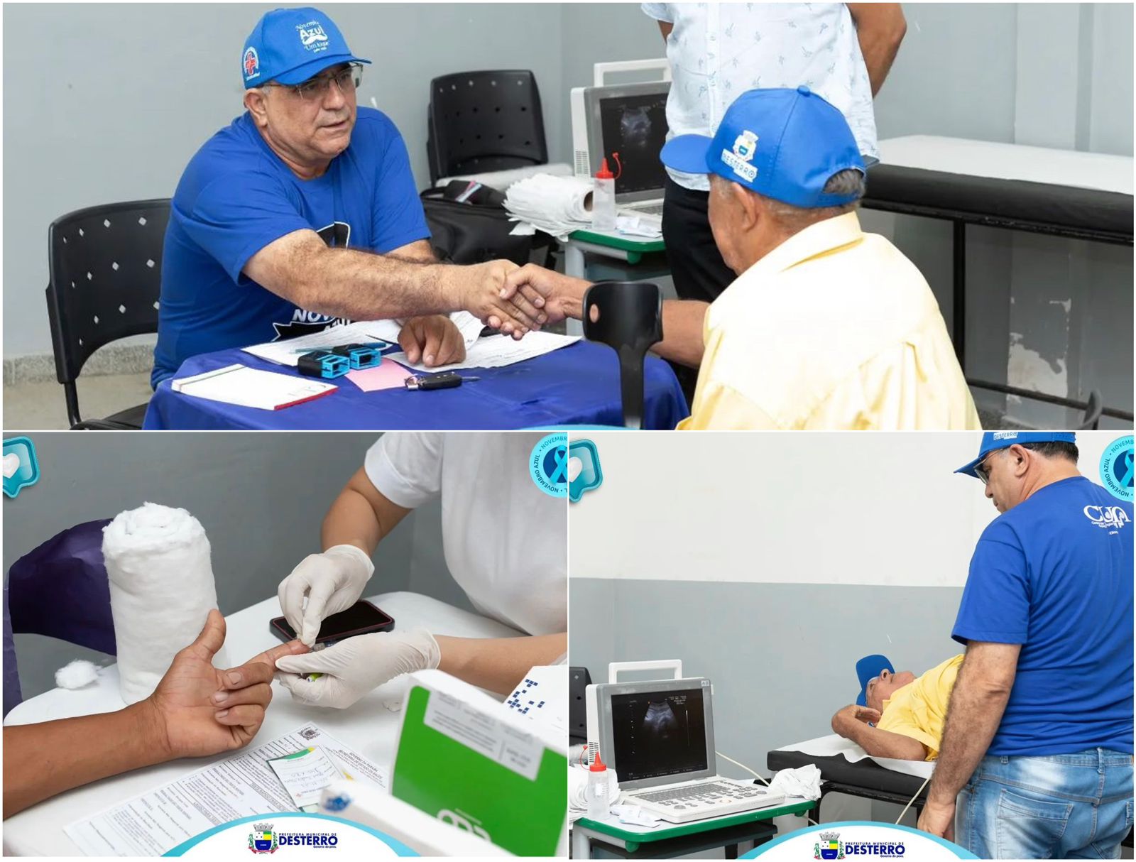 Prefeitura de Desterro e Secretaria de Saúde promovem ação no Novembro Azul com a participação de cerca de 300 homens