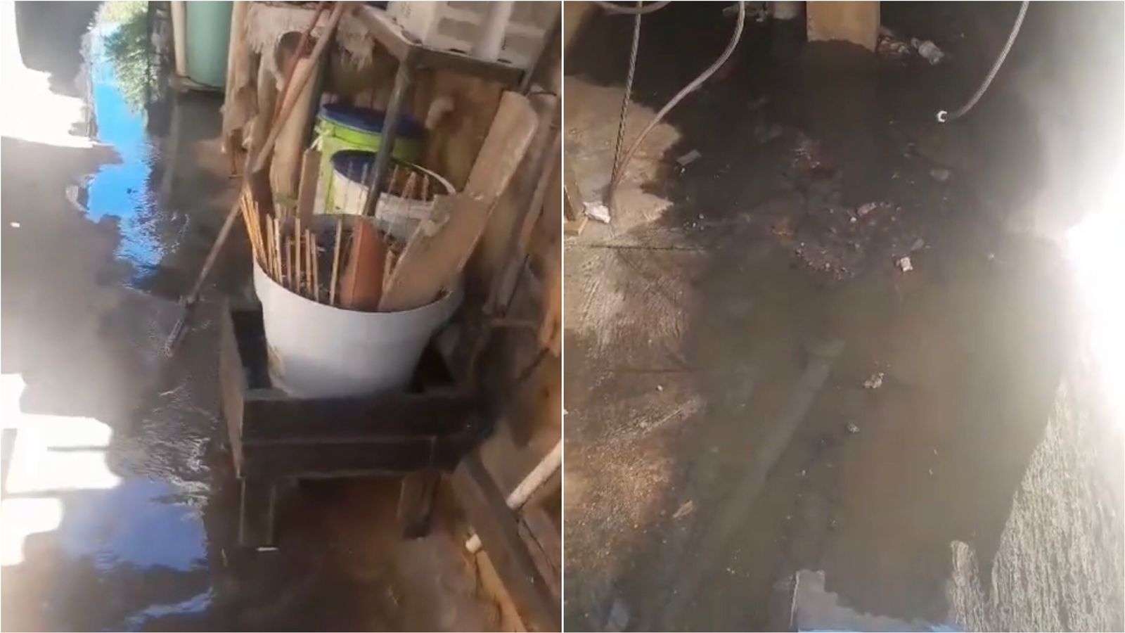 Moradora da Rua Justiniano Guedes cobra providências para galeria que está dando retorno no seu imóvel; gestão diz que demanda será atendida