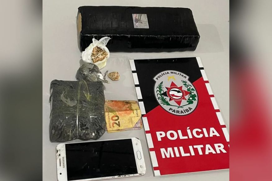 Polícia prende dois homens com quantidade de drogas no Vale do Piancó