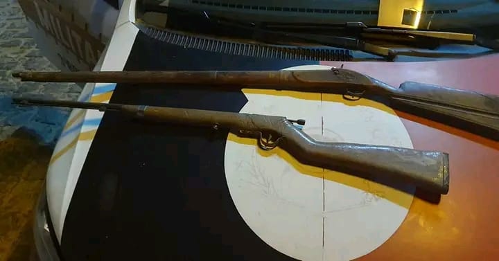 Polícia Militar apreende duas armas de fogo, em Cacimbas