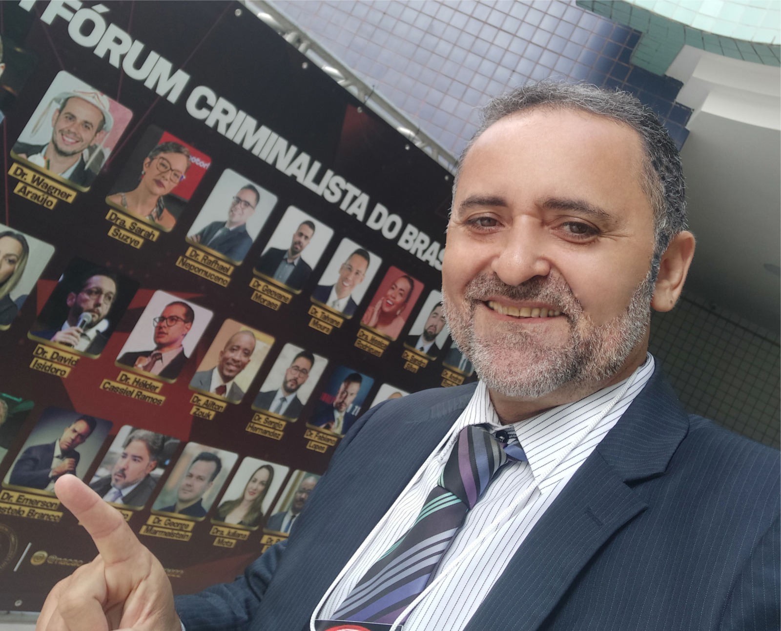 Jornalista de Patos representa Faculdade Vale do Pajeú, no I Fórum Criminalista do Brasil