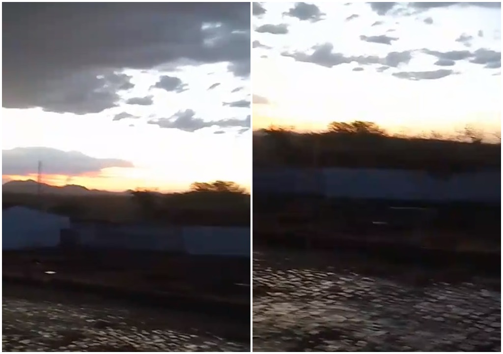 Chuva fina alivia calor na região de Patos no fim da tarde do feriado de 15 de Novembro