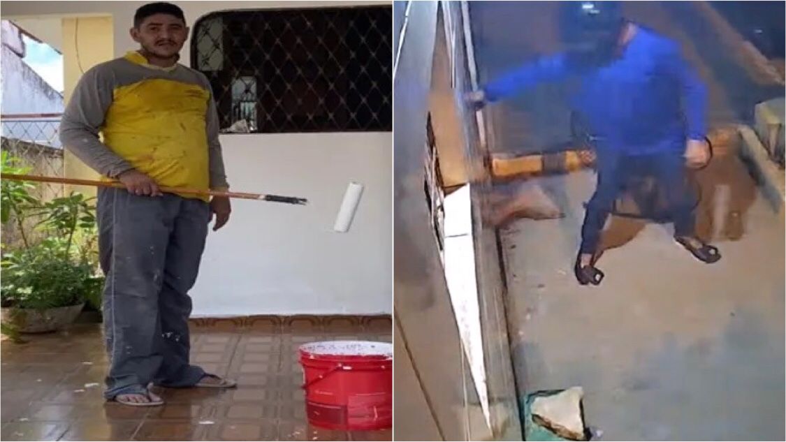 Câmera de segurança flagra momento em que homem é morto a tiros na frente de casa, no bairro Juá Doce, em Patos, na noite desta quarta (15); veja vídeo