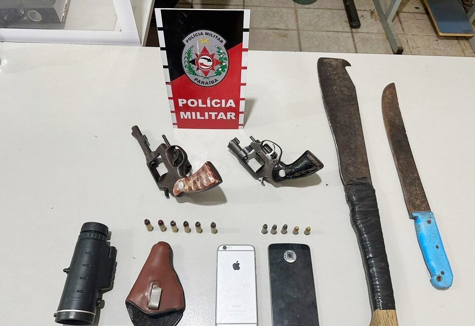 Policiais Militares realizam prisão e apreendem armas em Catolé do Rocha