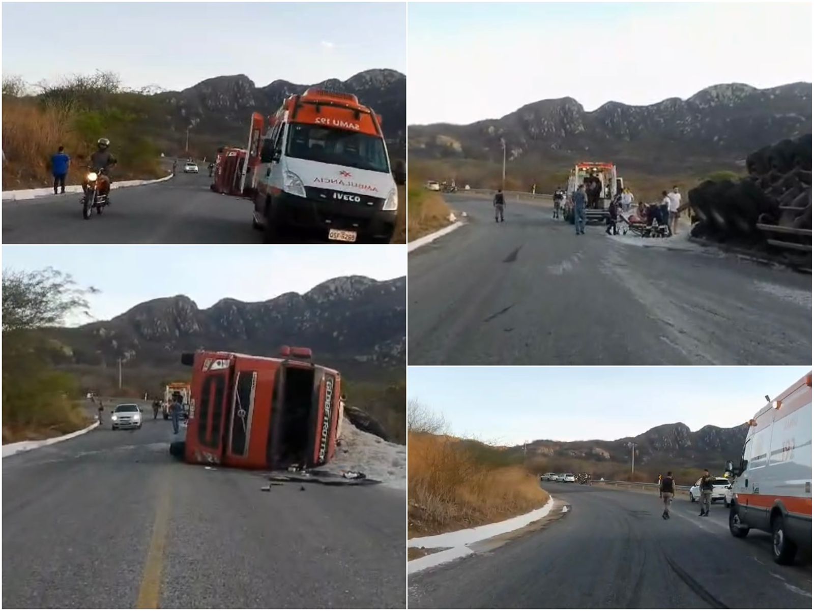 Mulher morre em grave acidente na tarde desta sexta-feira (17) na Serra do Teixeira