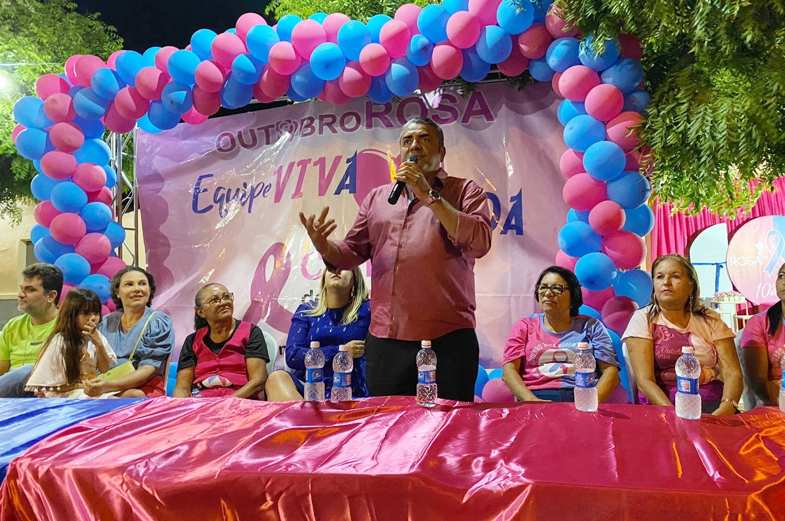 Secretário Executivo de Cultura, Cicinho Lima, prestigia evento de conscientização sobre o tratamento do Câncer em Passagem