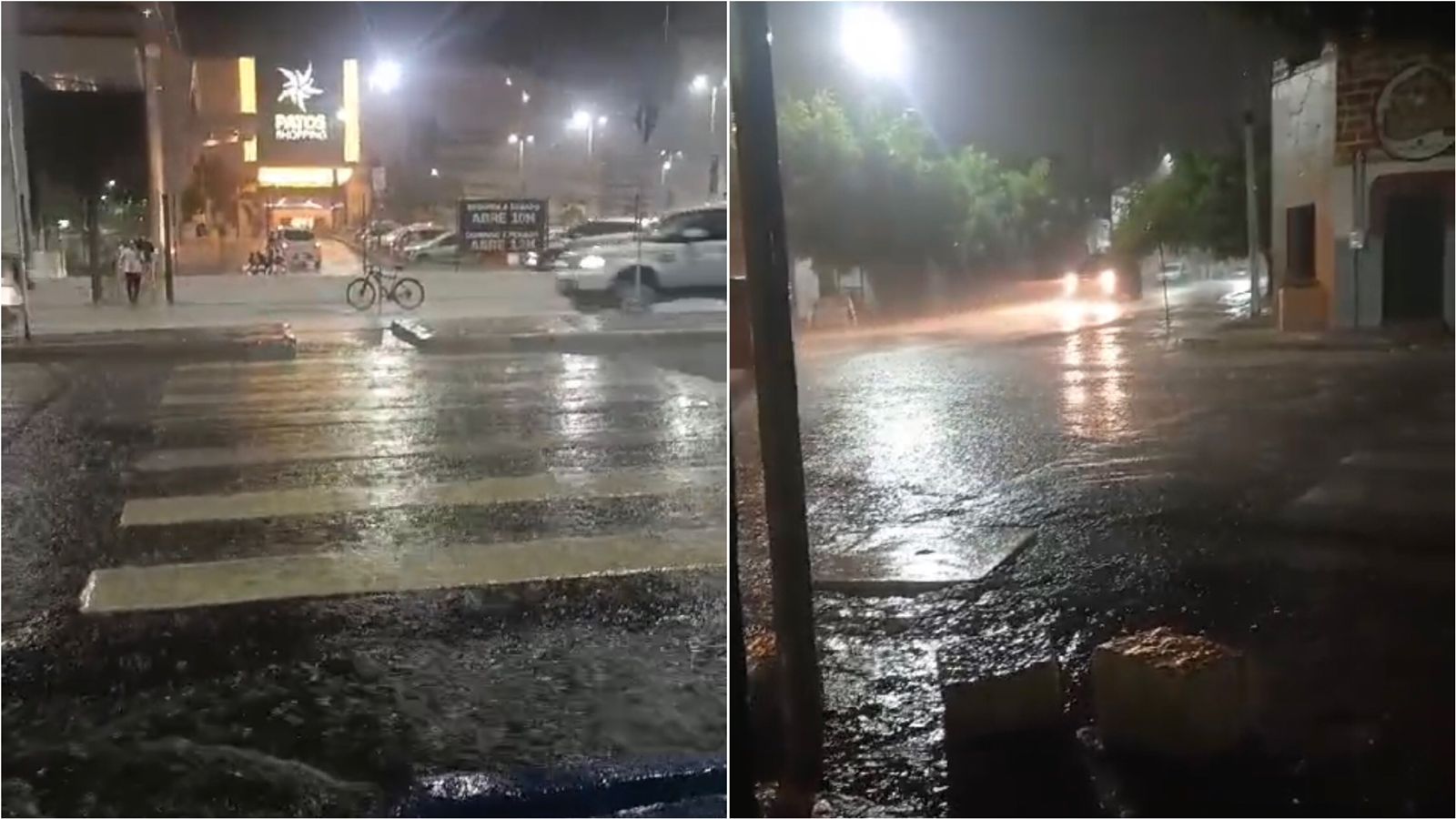 Após onda de calor nos últimos dias, boa chuva é registrada na noite deste domingo (19) em Patos; veja vídeo