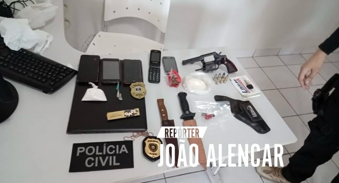 Operação Policial em Coremas resulta em prisões e apreensões de armas e drogas