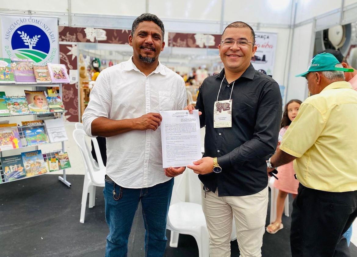 Secretário de Desenvolvimento do município de Matureia participa da II Feira Nordestina Familiar e Economia Solidária, em João Pessoa