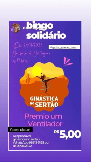 Pela primeira vez representando o Sertão, atletas de Ginástica Rítmica de Patos participarão do Torneio Paraibano em dezembro e buscam apoio para viagem