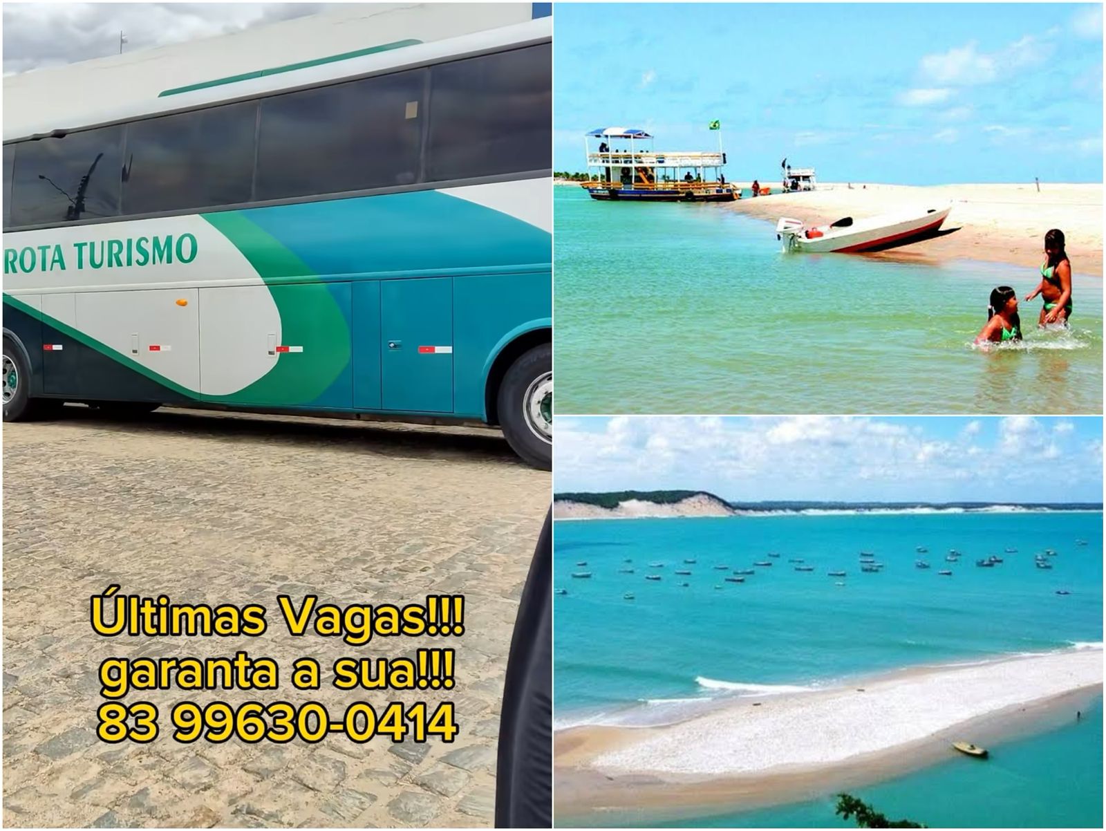 Black Friday na Pressão Tour: Excursão para Barra de Cunhaú em RN com desconto imperdível