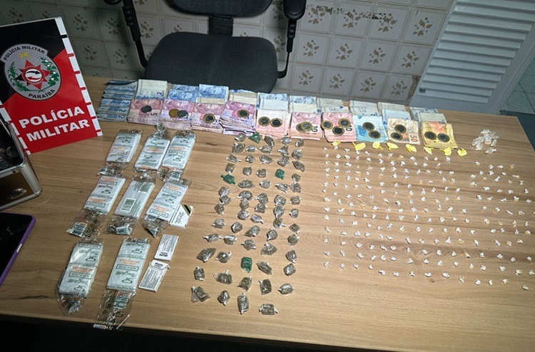 Polícia Militar prende mulher em Pombal e capitão destaca que é a 4ª ‘boca de fumo’ desarticulada em uma semana