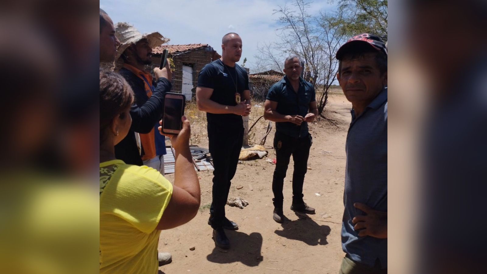 DRF de Patos é acionada para verificar furto de água da Cagepa em comunidade, se depara com situação precária e intermedeia diálogo com órgãos responsáveis