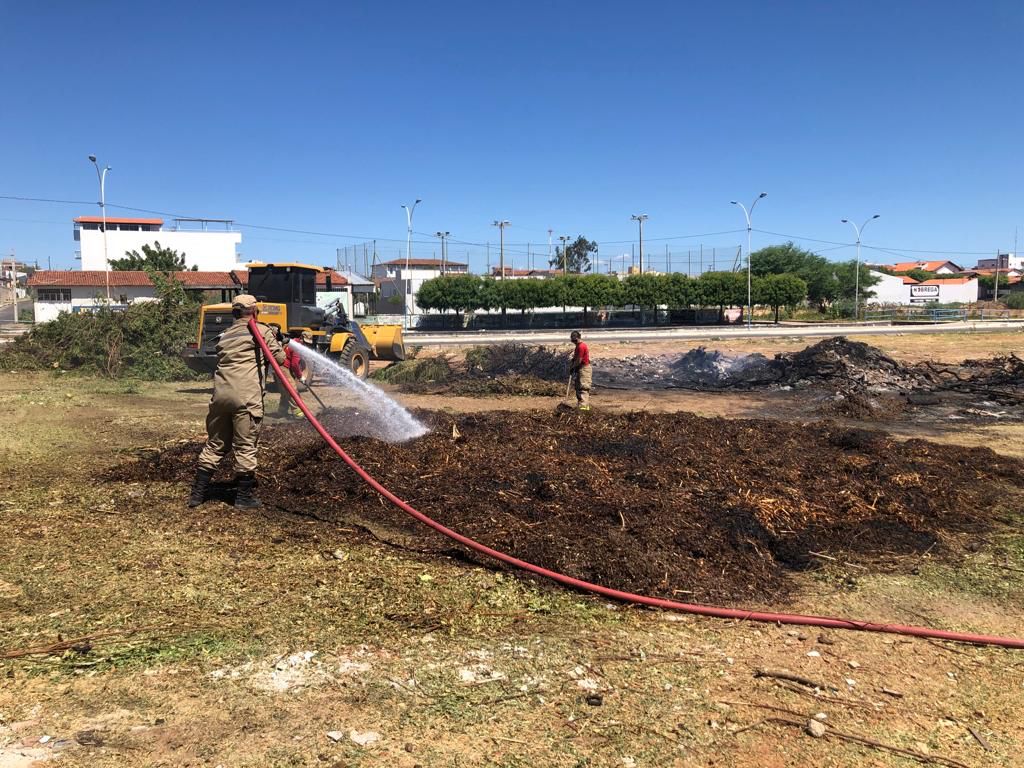 Secretaria de Serviços Públicos acionará polícia para identificar autor de incêndio criminoso em terreno no Canal do Frango