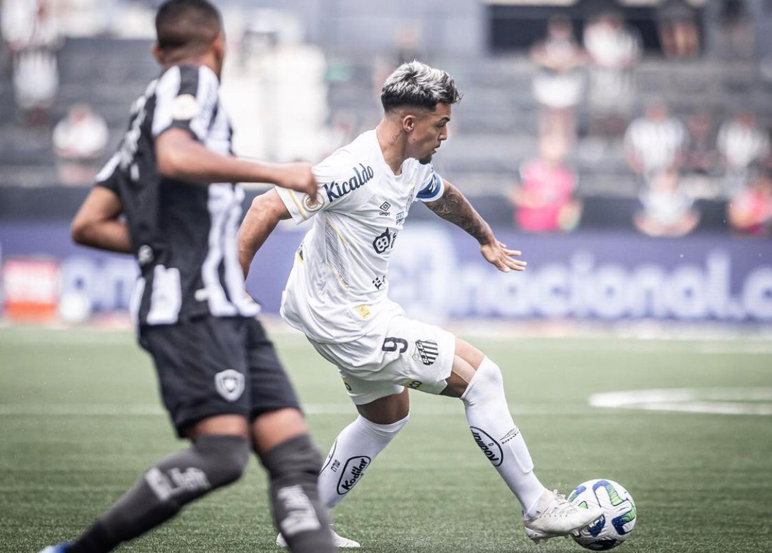 Botafogo cede empate no fim para o Santos e pode se complicar na briga pelo título do Brasileirão