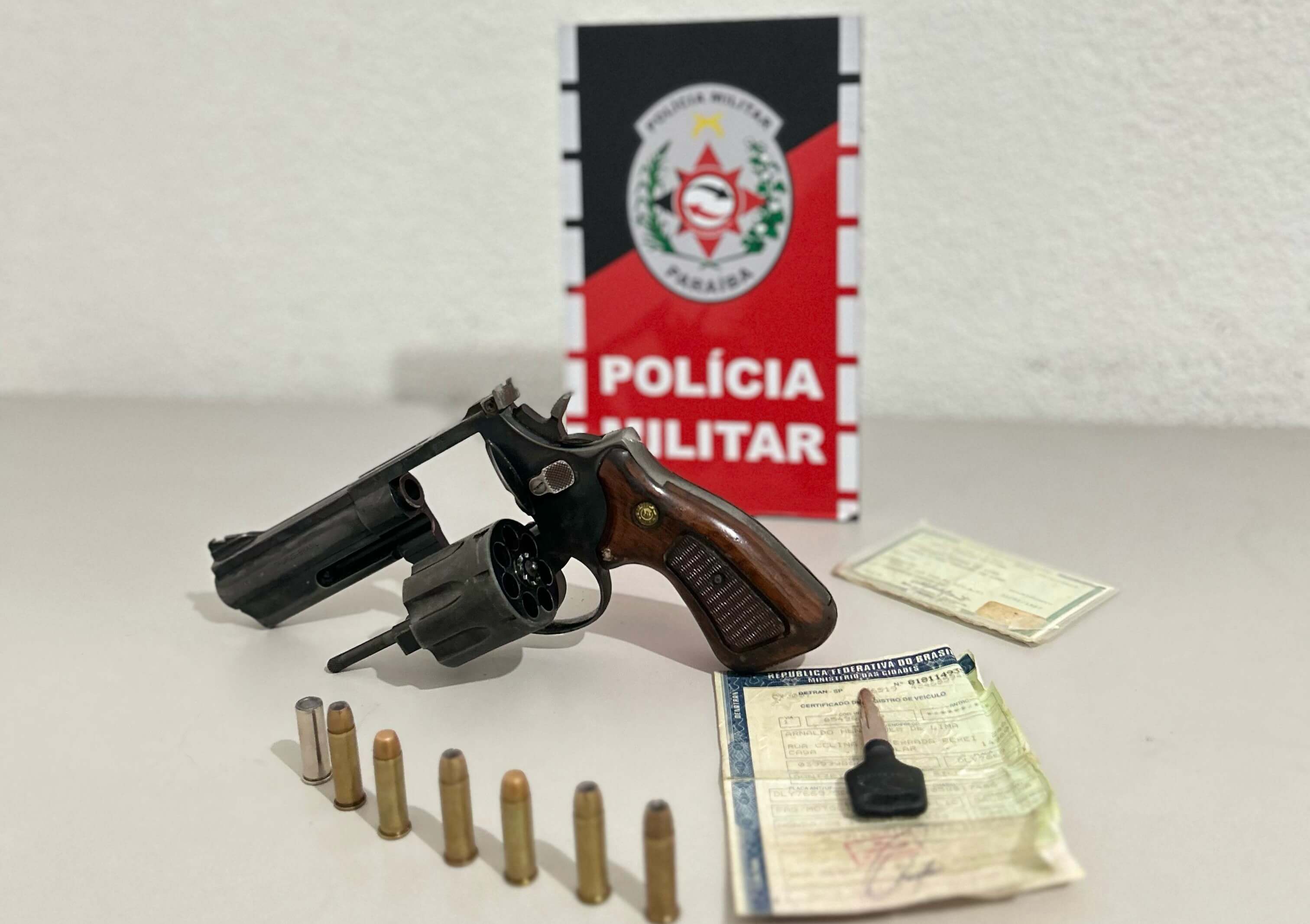 Polícia Militar apreende arma de fogo na cidade de Patos-PB