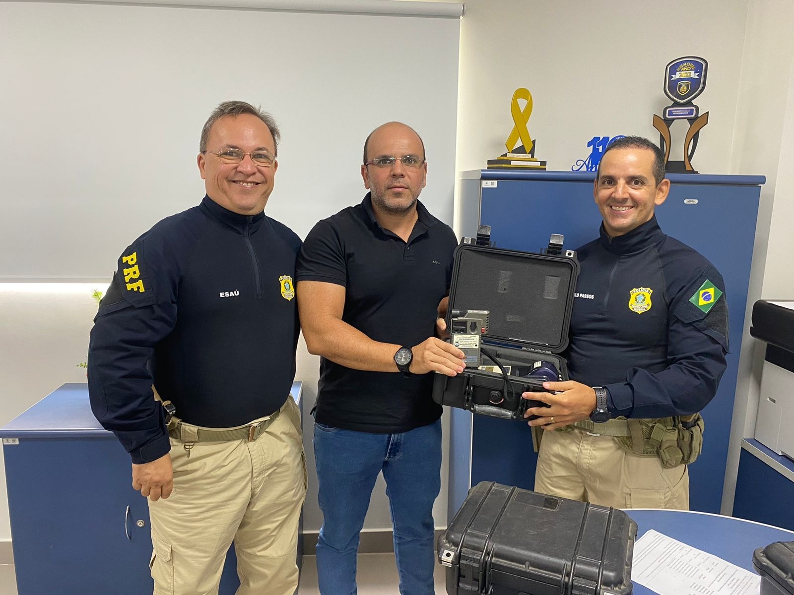 STTRANS recebe doação de bafômetros da PRF e após novo treinamento, dará início às fiscalizações da Lei Seca em Patos