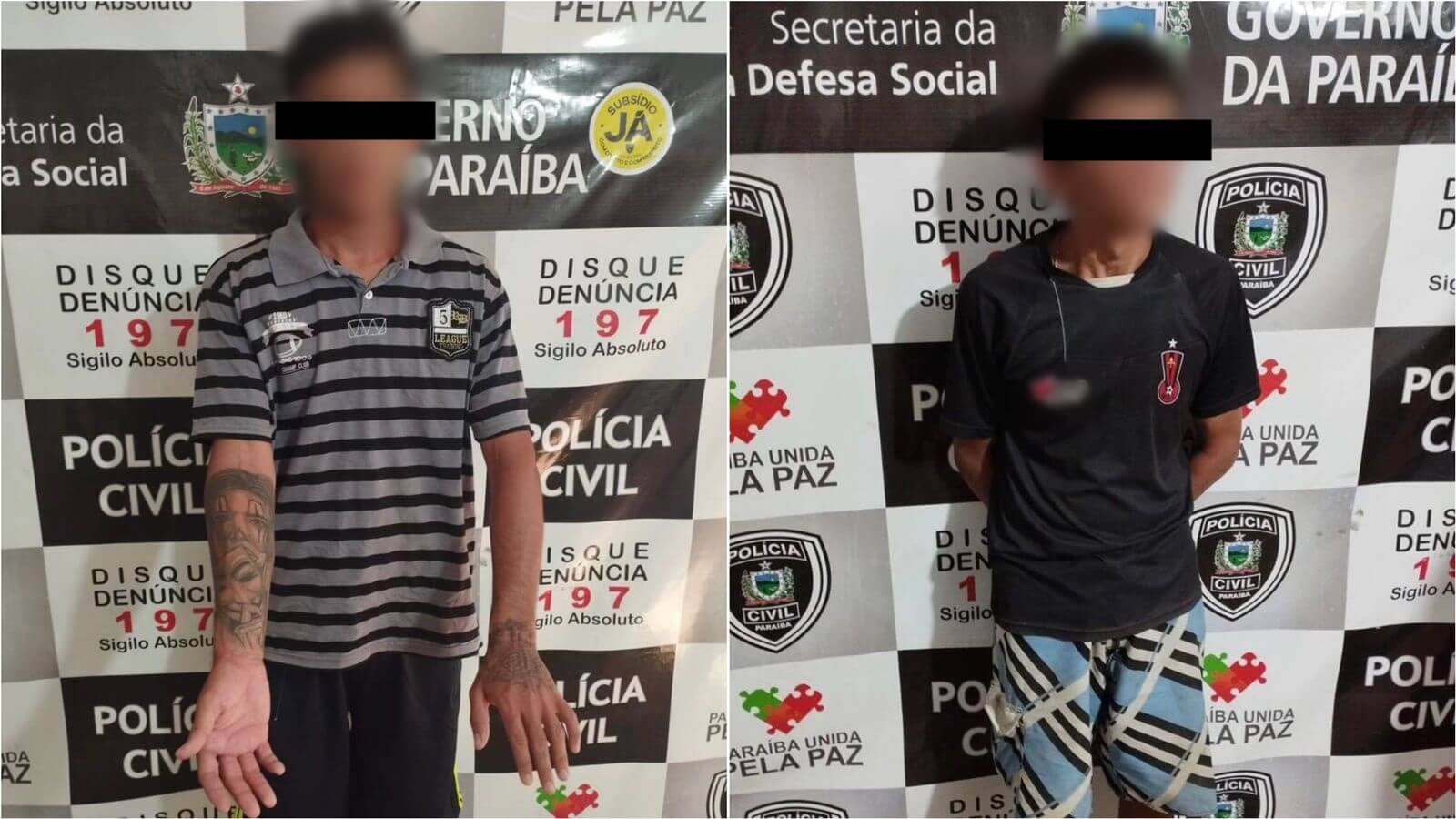 DRF prende dois suspeitos de furtos em série na cidade de Patos