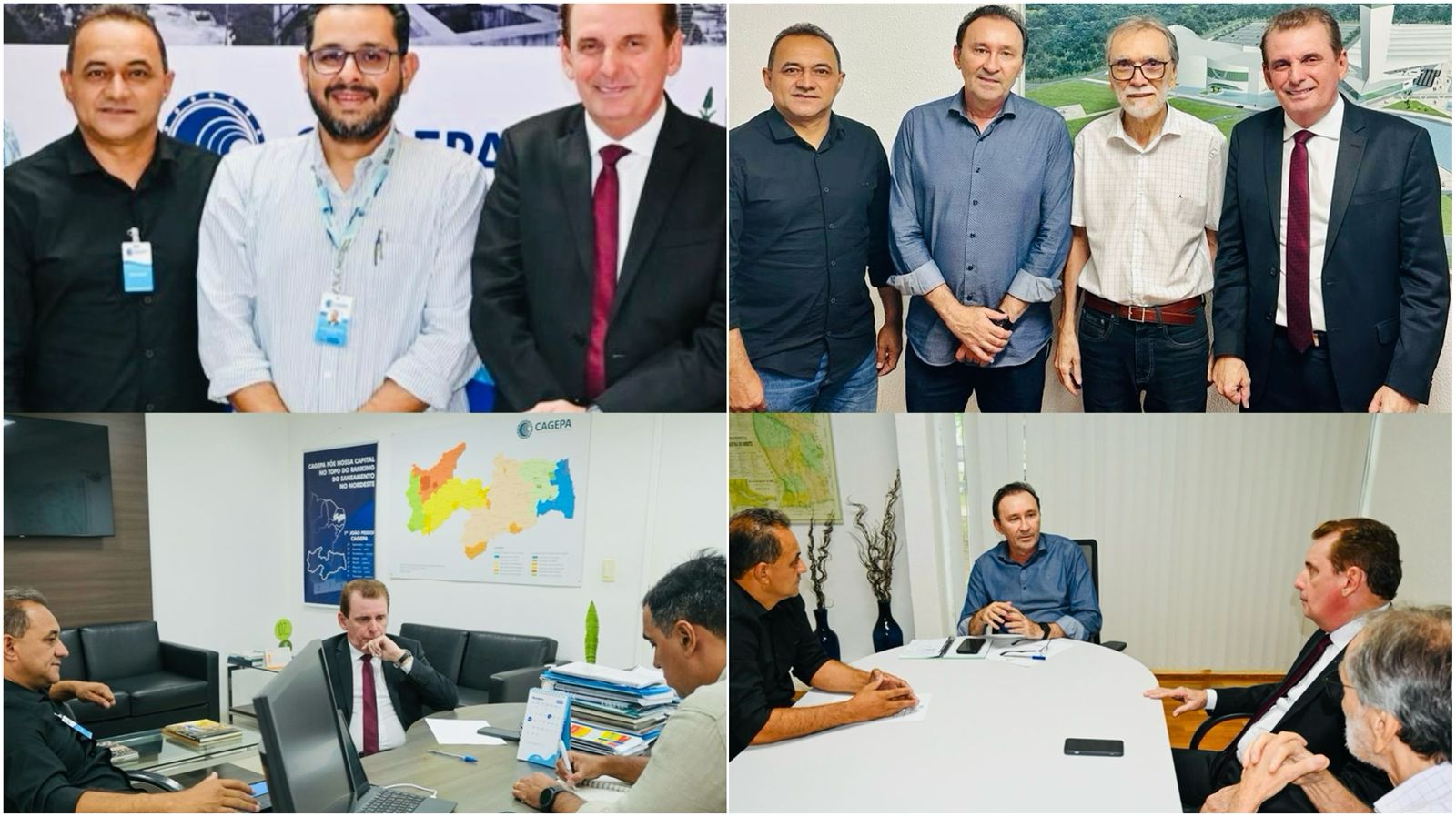 Prefeito de Salgadinho PB realiza agenda em João Pessoa para impulsionar melhorias no fornecimento de água e pavimentação asfáltica