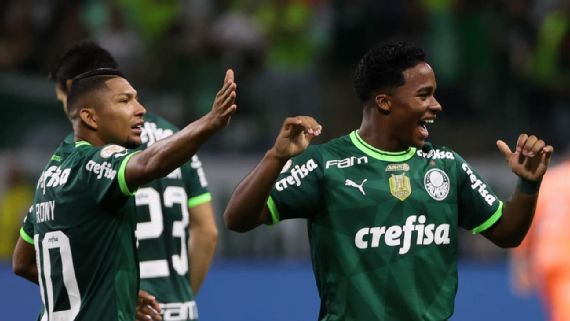 Endrick marca com 1 minuto, Palmeiras goleia o rebaixado América-MG e já pode ser campeão do Brasileirão no domingo