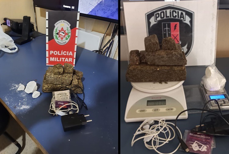 Polícia Militar intercepta drogas e objetos lançados para dentro da Colônia Agrícola Penal de Sousa