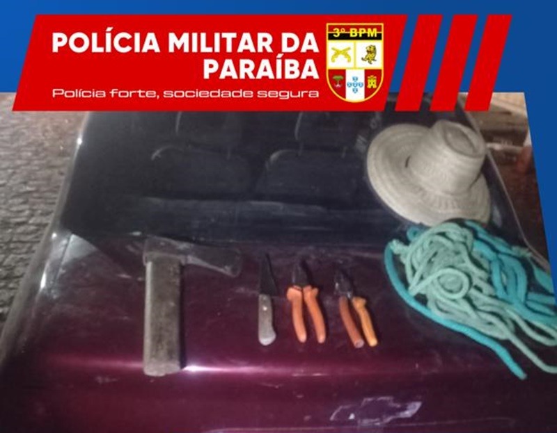 Guarnições de Patrulhamento Rural de São Mamede-PB impedem tentativa de furto de animais
