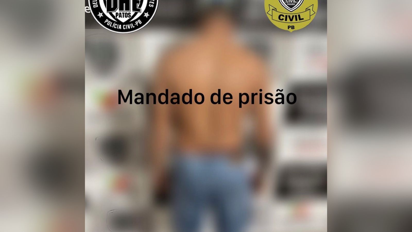 DHE Patos cumpre mandado de prisão preventiva no bairro Santo Antônio e prende pela terceira vez integrante de facção criminosa