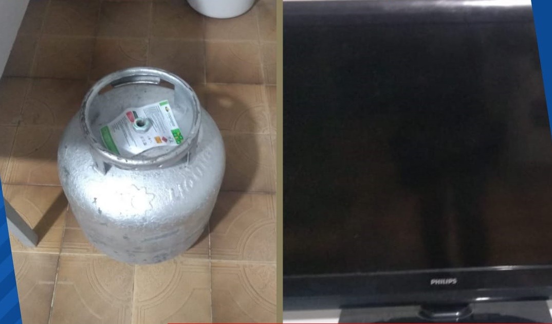 Polícia Militar age rapidamente e prende suspeito de furtar Botijão de Gás e TV em Patos