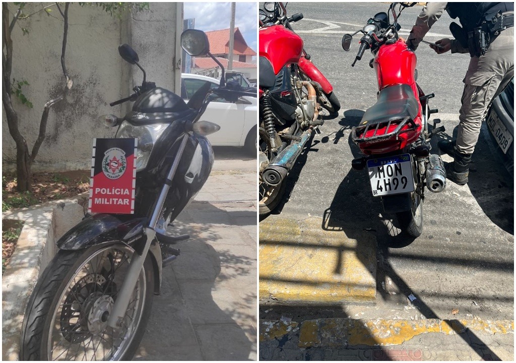 PM recupera nesta terça-feira (05), duas motocicletas roubadas na cidade de Patos