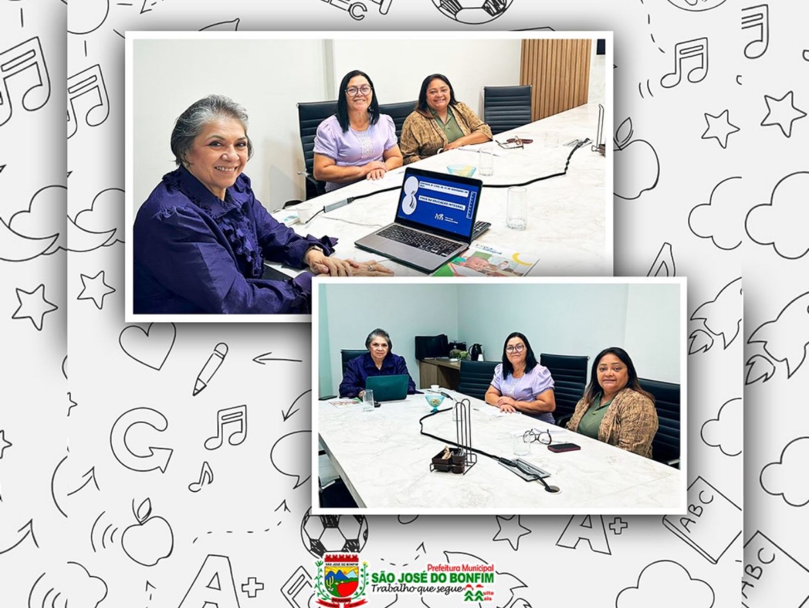 Secretaria de Educação de São José do Bonfim participa de reunião em João Pessoa para ampliação da jornada escolar em 2024