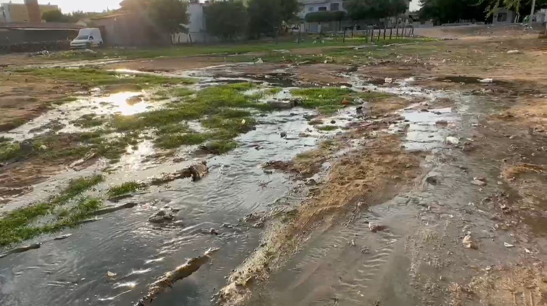 Morador da Rua Antônio Caboclo, em Patos, cobra conserto de galeria estourada há quase 2 meses; gestão diz que irá agilizar demanda