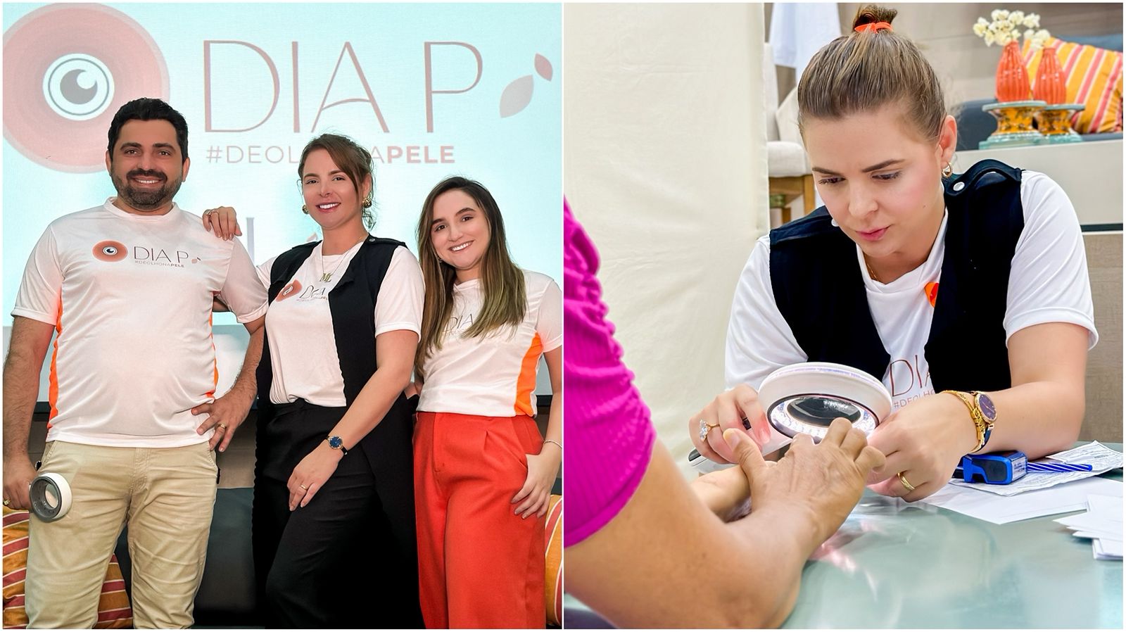 Clínica Marcília Lopes realiza ação da campanha Dezembro Laranja: Conscientização sobre o Câncer de Pele