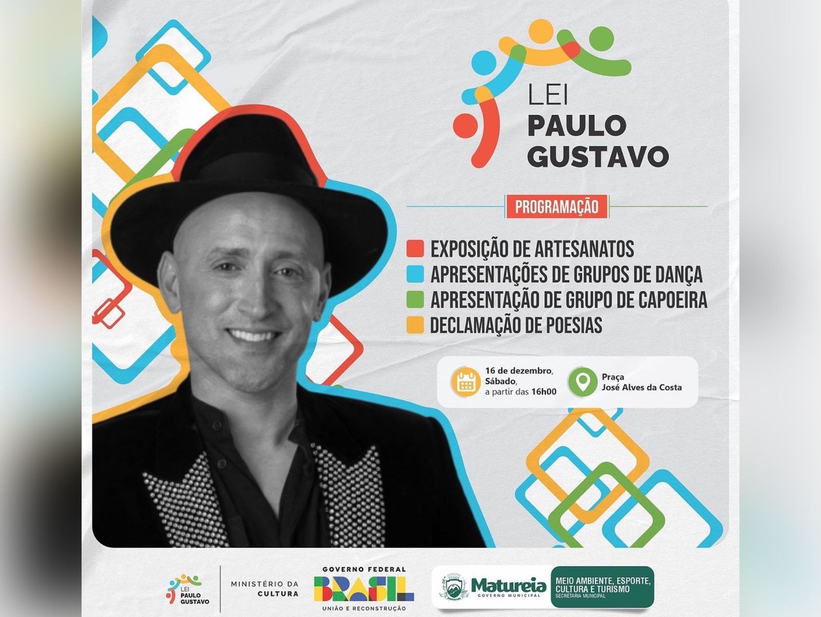 Matureia promove evento para apresentação de Projetos Culturais e Artísticos da Lei Paulo Gustavo