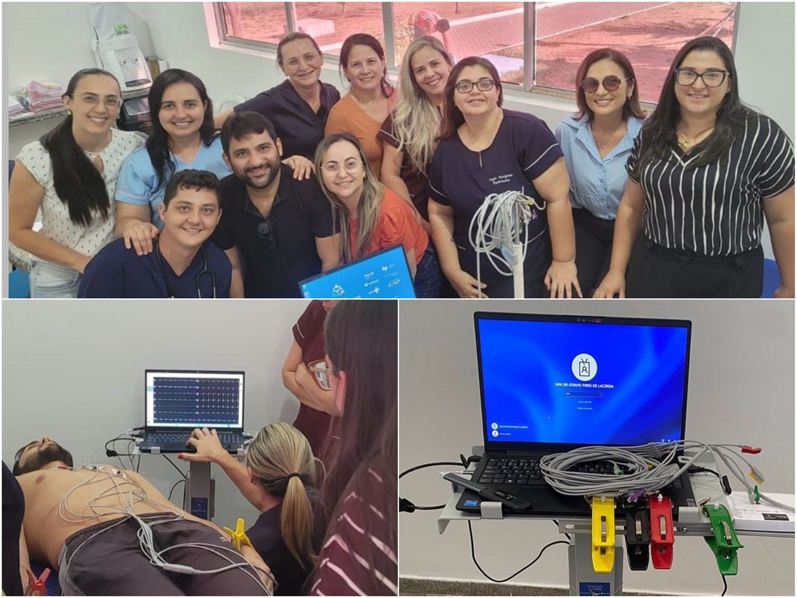 Novo aparelho de Eletrocardiograma reforça atendimento na UPA Dr. Otávio Pires de Lacerda, em Patos