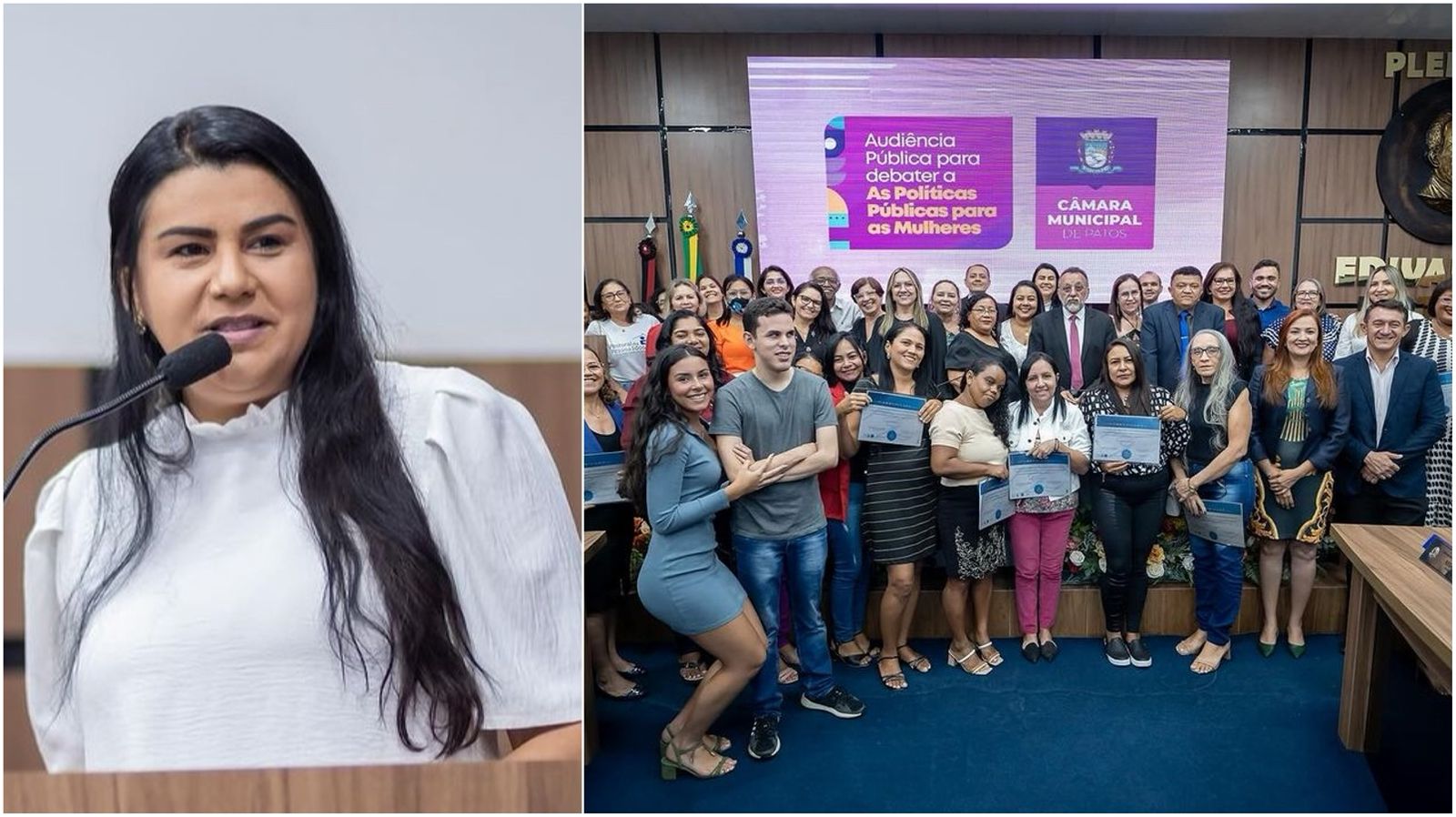 Presidente do Conselho Municipal dos Direitos da Mulher de Patos aborda Audiência Pública da última quarta-feira (13), sobre Políticas Públicas para as Mulheres. Ouça