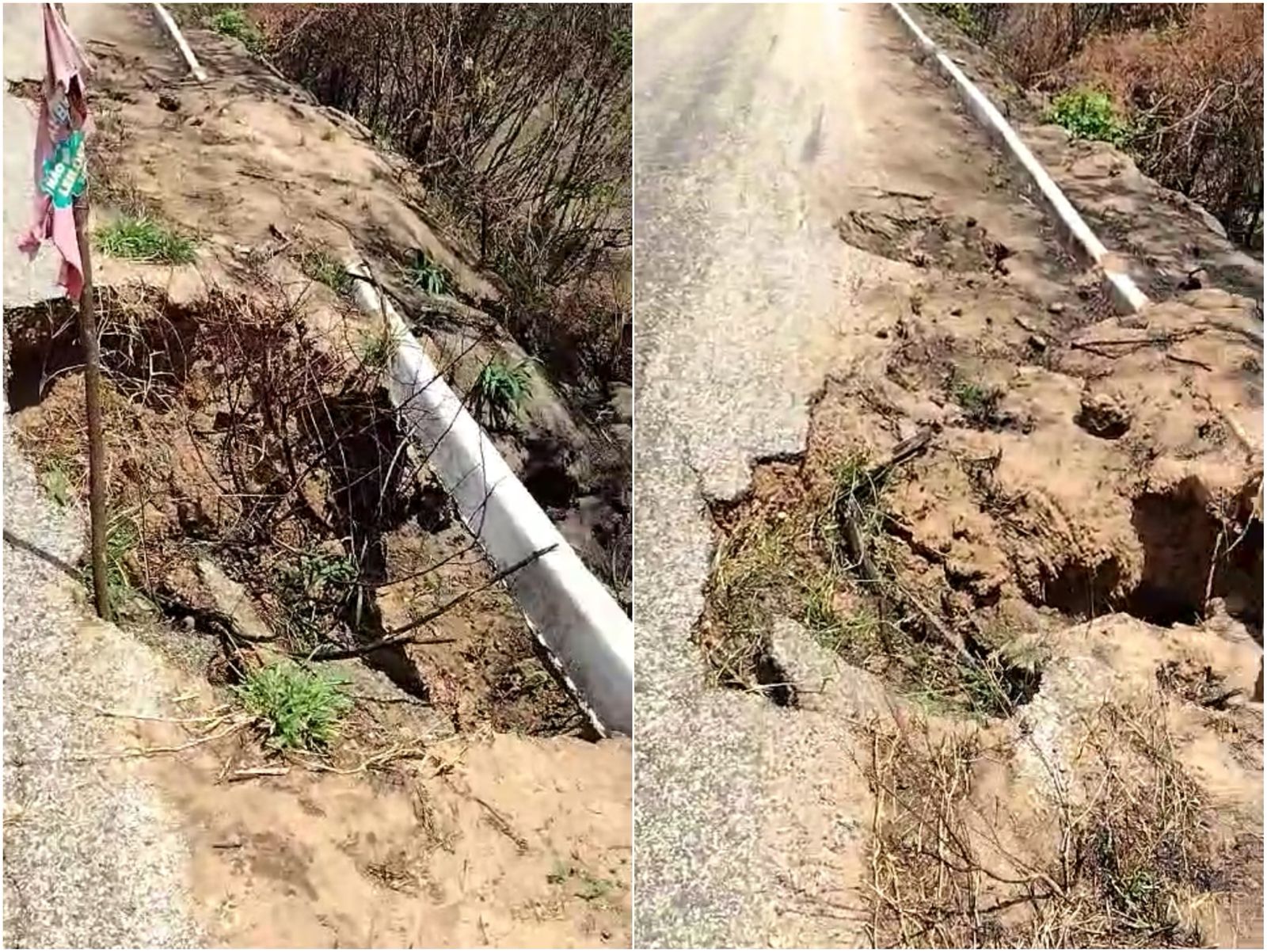 Crateras na PB-306 colocam motoristas em alerta, que cobram ação imediata; chefe do DER diz que serviços já estão sendo executados