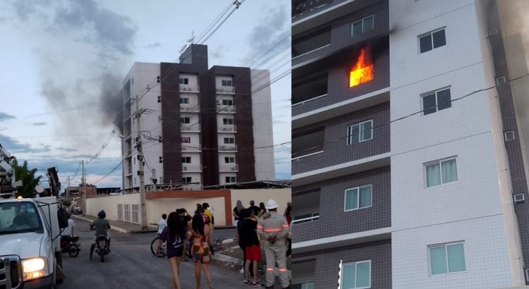 Idosa cadeirante morre após incêndio em apartamento na cidade de Sousa, na tarde desta sexta-feira (15); veja vídeo