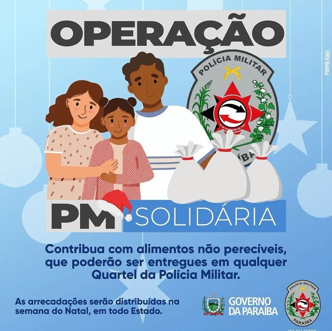 Doações do projeto Polícia Solidária terminam nesta quarta-feira, 20 de dezembro