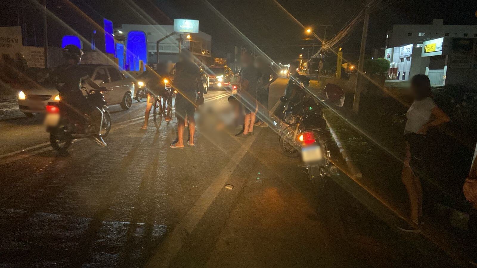 Acidente na BR-361: Idoso com suspeitas de embriaguez é atropelado por motociclista em Patos, na noite desta terça-feira (19)