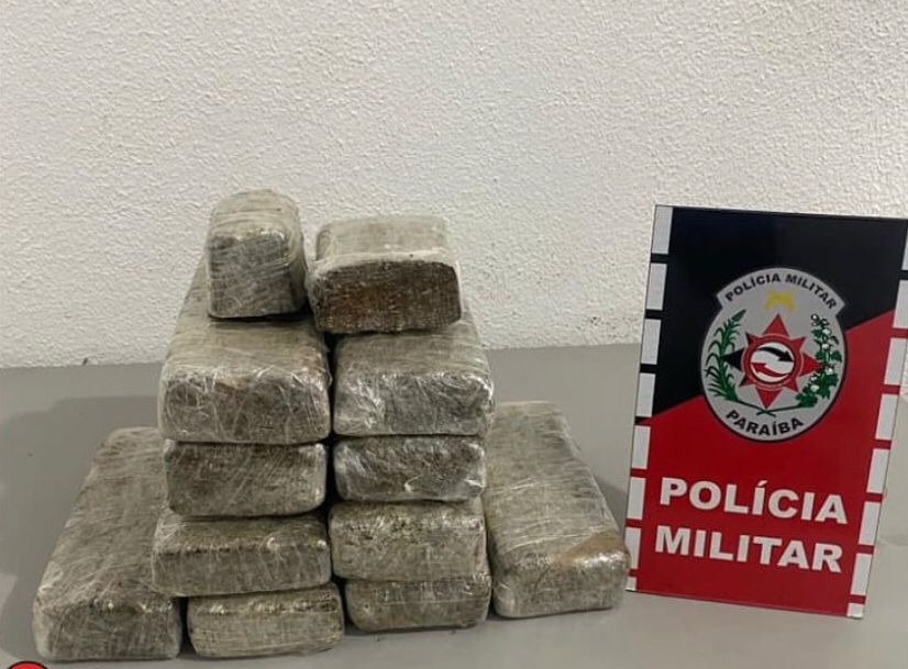Polícia Militar apreende grande quantidade de drogas na cidade de Patos-PB