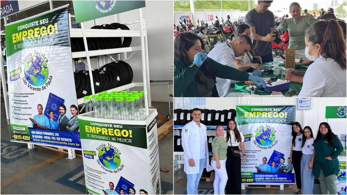 Ação social da Escola Técnica São Vicente de Paula promove saúde e compromisso social