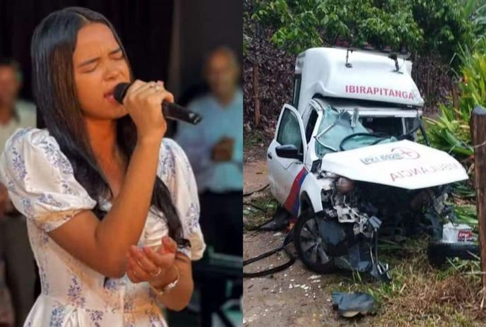Cantora gospel morre aos 18 anos, em acidente de carro na Bahia
