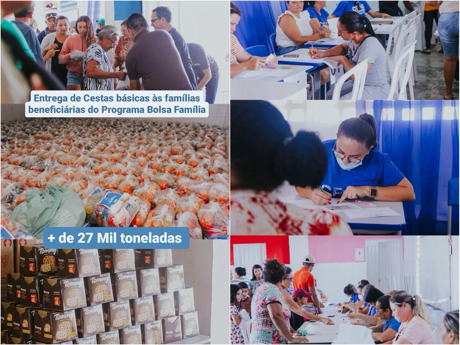 Prefeitura de Condado distribui mais de 27 toneladas de alimentos para beneficiários do Bolsa Família