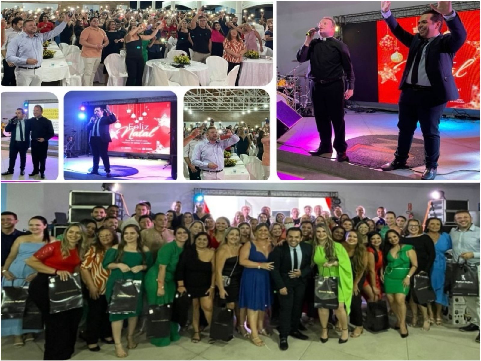 Confraternização anual no Hospital Regional de Patos: celebração de conquistas, reconhecimento e sorteios marcaram a noite da última quinta-feira (21)