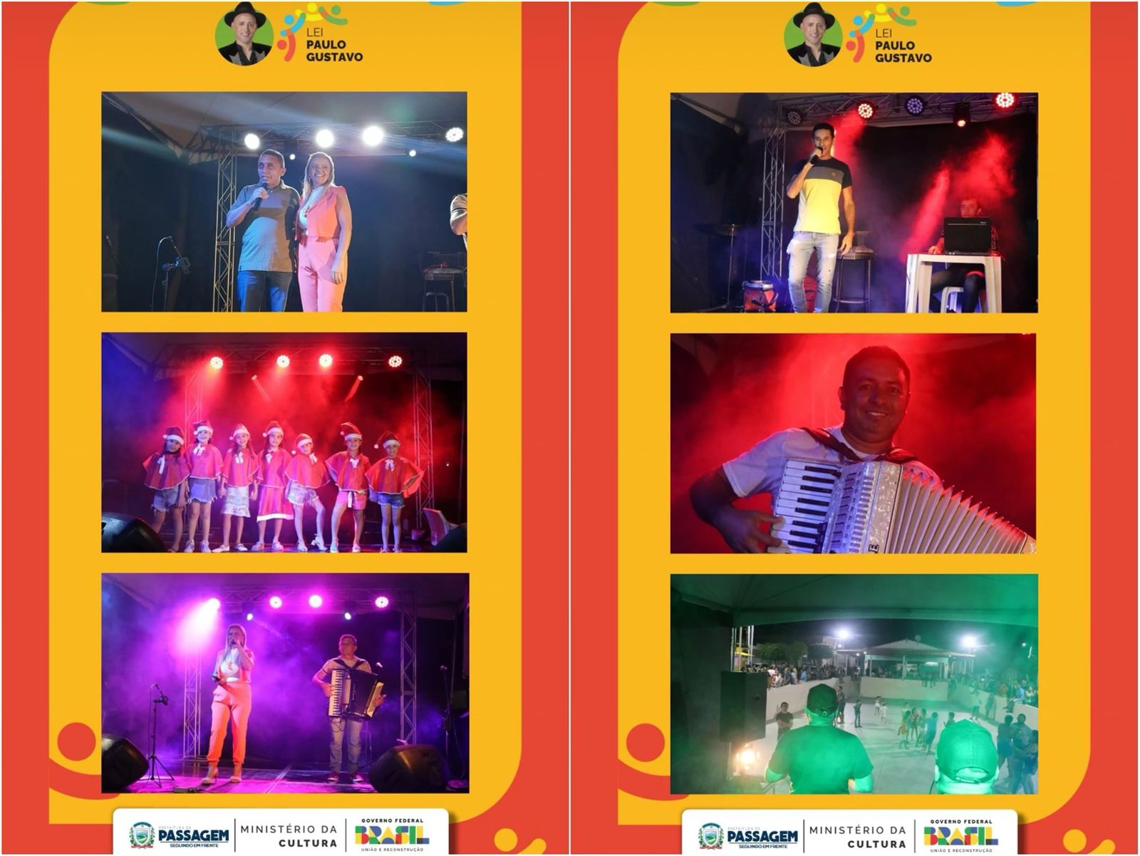 Celebração memorável marca a execução da primeira etapa do recurso da Lei Paulo Gustavo em Passagem