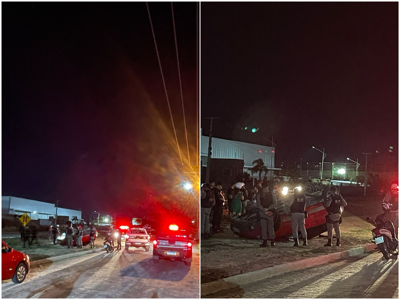 Inspetor da PRF traz detalhes de capotamento ocorrido na BR-361 na noite da última segunda-feira (25), em Patos