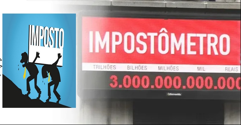 Impostômetro alcança o marco inédito de R$ 3 trilhões em impostos pagos pelo brasileiro em 2023