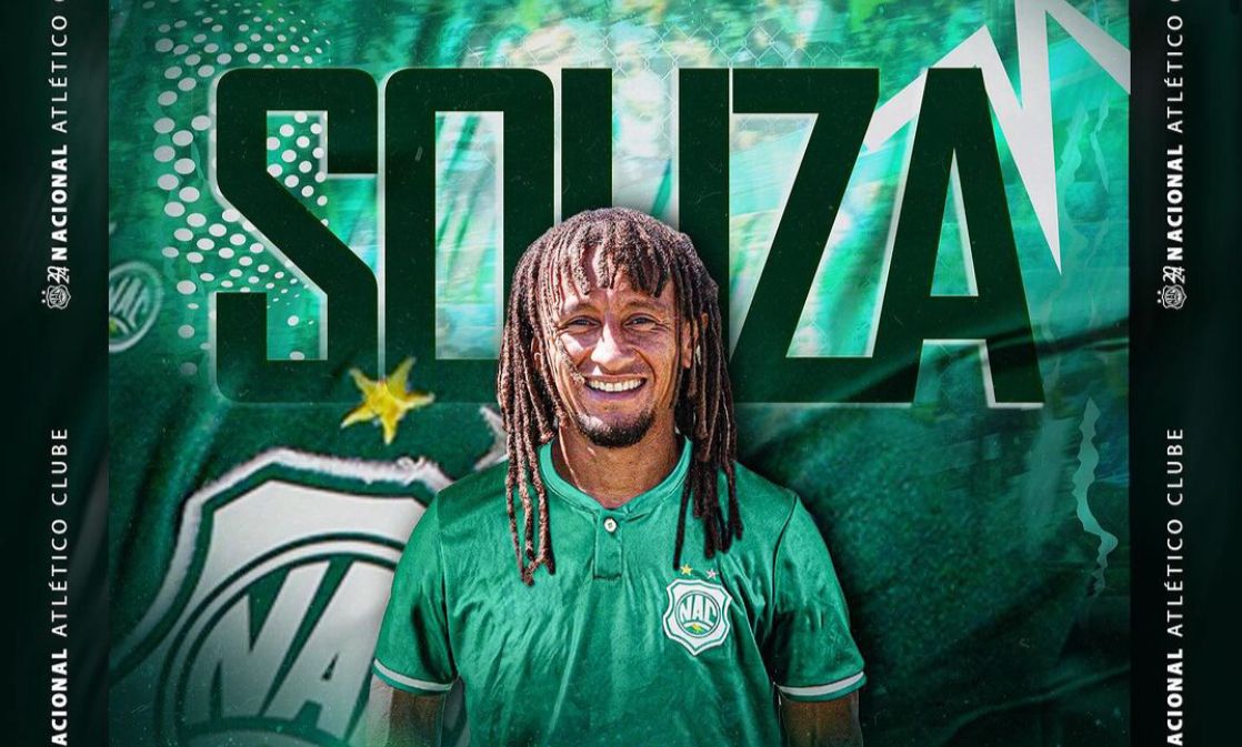 Nacional de Patos anuncia o meia Souza, natural de Diamante-PB e que retorna ao futebol paraibano após longo período na Argentina