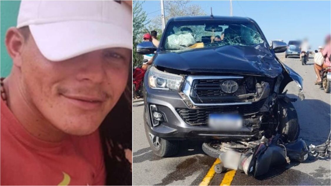 Vítima de acidente envolvendo moto e caminhonete em Conceição é identificada