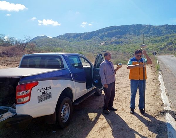 Equipes do DER-PB iniciam estudos topográficos de viabilidade para construção da estrada alternativa à Serra do Teixeira